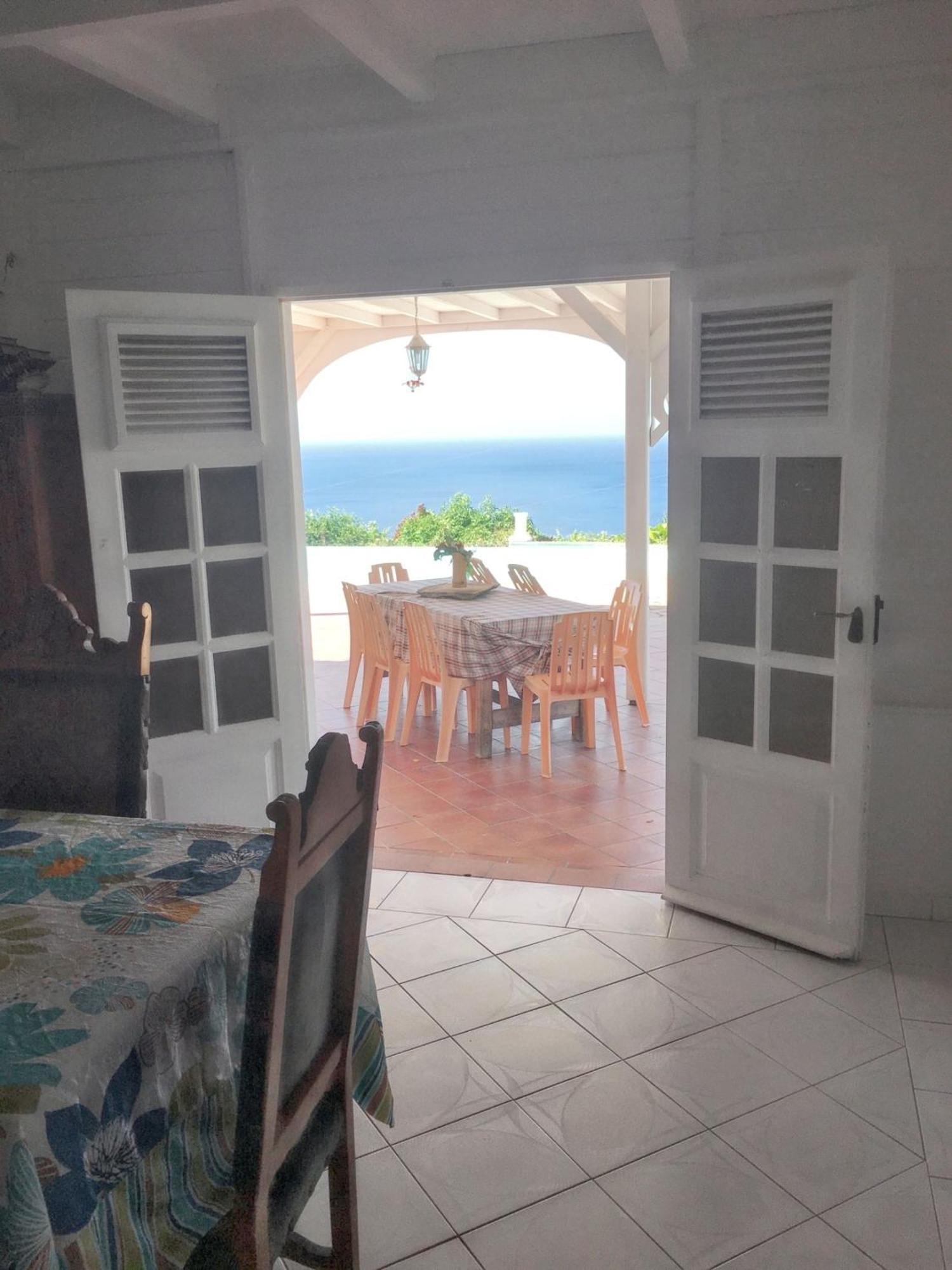 Villa Enchantee Avec Vue Sur Mer Et Piscine Au Carbet Le Carbet Exterior foto